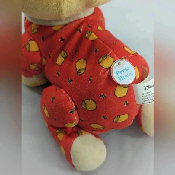 Disney Baby Pooh Bear Touch N Crawl Plush Toy Crawling Sing Talk Just Play - Picture 3 of 7